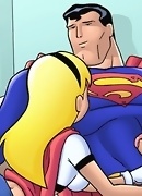 Superman and Supergirl teach Justice League to fuck